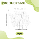16Pcs Flower Polyester Ornament(DIY-HY0003-34D)-2