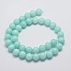Chapelets de perles en jade de malaisie naturelle et teinte(G-A146-4mm-B)-2