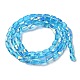 Transparent Electroplate Glass Beads Strands(GLAA-Q099-G01-03)-2