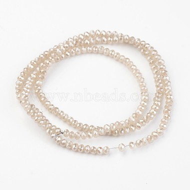 Chapelets de perles en verre galvanoplastique(EGLA-P018-2mm-FR-A02)-2