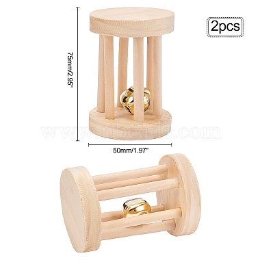 игрушка для домашних животных из соснового дерева(AJEW-WH0152-77)-2