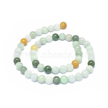 Natural Jadeite Beads Strands(G-G789-01B)-2