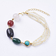bracelets de perles de quartz rutiles en or naturel(BJEW-I247-06-A)-1