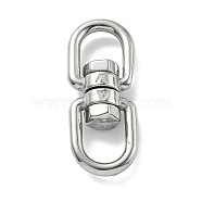 304 Stainless Steel Double Eye Swivel Clasps, Swivel Snap Hook & Rock Climbing Carabiners, Key Clasps, Stainless Steel Color, 41x16x9mm(STAS-B082-06P)