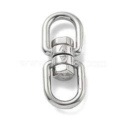 304 Stainless Steel Double Eye Swivel Clasps, Swivel Snap Hook & Rock Climbing Carabiners, Key Clasps, Stainless Steel Color, 41x16x9mm(STAS-B082-06P)