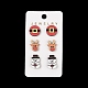 Christmas Theme Stud Earrings Set(EJEW-U016-05P-03)-1