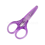 Stainless Steel Scissors,  Sewing Scissors, with Plastic Handle, Purple, 90x45mm(PW-WG079A0-02)