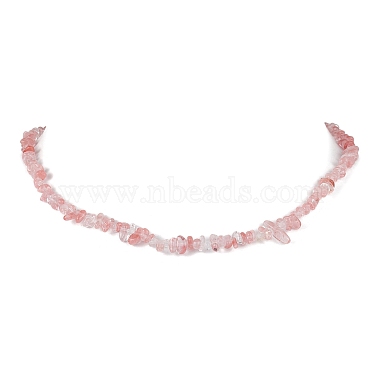 Chip Cherry Quartz Glass Necklaces