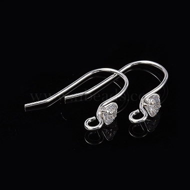 925 Sterling Silver Earring Hooks(STER-S002-52)-4