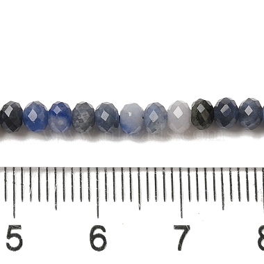 naturelles bleu perles aventurine brins(G-G139-B06-01-A)-4