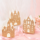 boîtes à bonbons pailletées en papier en forme de château(CON-WH0083-12)-2