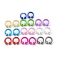 Ring Acrylic Stud Earrings(EJEW-P251-28)-1