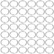 500Pcs 304 Stainless Steel Split Rings, Double Loops Jump Rings, Stainless Steel Color, 8x1mm, Inner Diameter: 7mm(STAS-SP0001-66D)