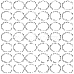 500Pcs 304 Stainless Steel Split Rings, Double Loops Jump Rings, Stainless Steel Color, 8x1mm, Inner Diameter: 7mm(STAS-SP0001-66D)