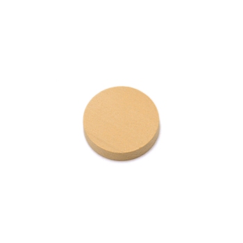 Beech Wooden Round Pieces, DIY Accessories, BurlyWood, 2x0.45cm