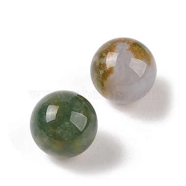 Natural Indian Agate No Hole Sphere Beads(G-K353-04A-09)-2