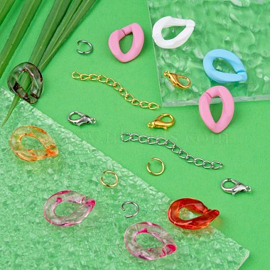 Наборы для изготовления ожерелий своими руками(DIY-FS0001-10)-4
