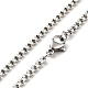 201 Edelstahl-Rechteck mit Sternbild-Anhänger-Halskette für Damen(NJEW-G015-01E)-4
