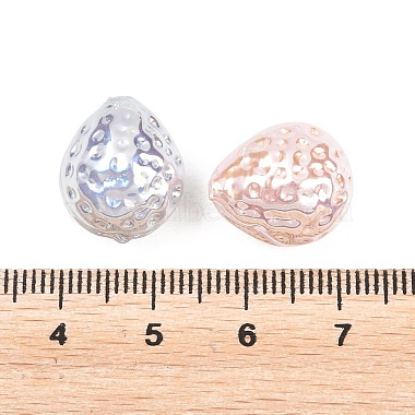 perles d'imitation en verre &eacute;lectroplaqu&eacute;(GLAA-A044-04)-3