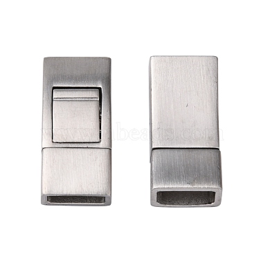 304 Stainless Steel Bayonet Clasps(STAS-K145-15P)-2