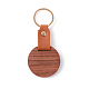 Wooden & Imitation Leather Pendant Keychain(PW23041898670)-1