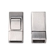 304 Stainless Steel Bayonet Clasps(STAS-K145-15P)-2