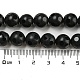 Brins de perles rondes en onyx noir naturel(G-L271-02-10mm)-2