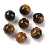 Natural Tiger Eye No Hole Sphere Beads, Round, 12mm(G-K353-04B-04)