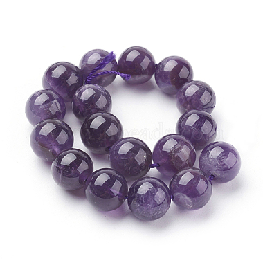 Natural Amethyst Beads Strands(G-G099-10mm-1)-2