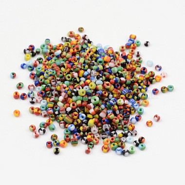 8/0 perles en verre de couleurs opaques(SEED-J019-01)-2