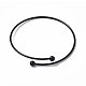 Adjustable 304 Stainless Steel Wire Cuff Bangle Making(MAK-F286-02EB)-1