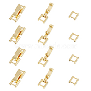 12Pcs Eco-Friendly Brass Watch Band Clasps, Long-Lasting Plated, Lead Free & Cadmium Free, Real 24K Gold Plated, 16x6.5x4mm(KK-FH0007-18)