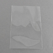 OPP Cellophane Bags, Rectangle, Clear, 12x8cm, Unilateral Thickness: 0.035mm(OPC-S016-20)