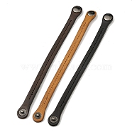 Plain Leather Cord Bracelets, with Snap on Clasps, Mixed Color, 8-5/8 inch(22cm)(BJEW-F468-20)