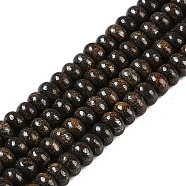 Natural Bronzite Beads Strands, Rondelle, 6.5x4mm, Hole: 1mm, about 90pcs/strand, 15.08 inch(38.3cm)(G-G084-C13-02)