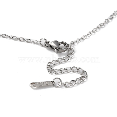 Non-Tarnish 304 Stainless Steel Pendaant Necklaces(NJEW-D047-01P)-3