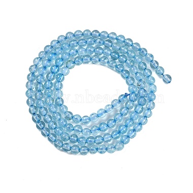 brins de perles de topaze bleue naturelle(G-P553-A01-01)-3