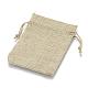ポリエステル模造黄麻布包装袋巾着袋(ABAG-R005-18x13-01)-2