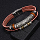 Leather Cord Multi-strand Bracelets(BJEW-F352-13M)-2