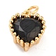 Real 18K Gold Plated Brass Inlaid Cubic Zirconia Charms(ZIRC-L100-074G-05)-2