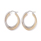 304 Stainless Steel Hoop Earrings(EJEW-F272-03GP)-1