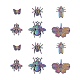 12 шт. 6 стиля подвески из сплава с тематикой насекомых(FIND-LS0001-02)-1
