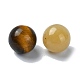 cuentas redondas de piedras preciosas mixtas naturales y sintéticas(G-P519-02)-2