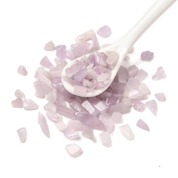 Natural Kunzite Chip Beads, No Hole/Undrilled, 5~18x5~8x2~6mm, about 5000pcs/1000g