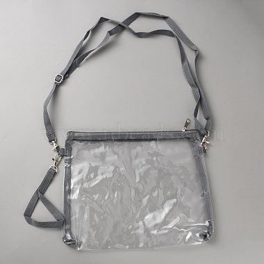 Waterproof Transparent PVC Crossbody Bags(AJEW-WH20115-05A)-1