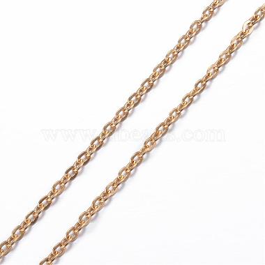 304 Stainless Steel Cable Chain Necklaces(NJEW-P147-07)-4