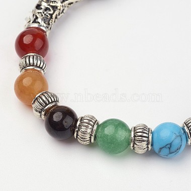 Pierres précieuses perles bracelets extensibles(X-BJEW-P065-04)-3