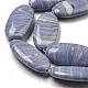 brins de perles d'agate en dentelle bleue synthétique(G-B071-H02-01)-3