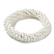 bracelet extensible tressé en perles de verre au crochet(BJEW-K232-01S)-1