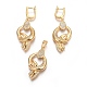 (Jewelry Parties Factory Sale)Brass Micro Pave Cubic Zirconia Jewelry Sets(SJEW-F189-08G)-1